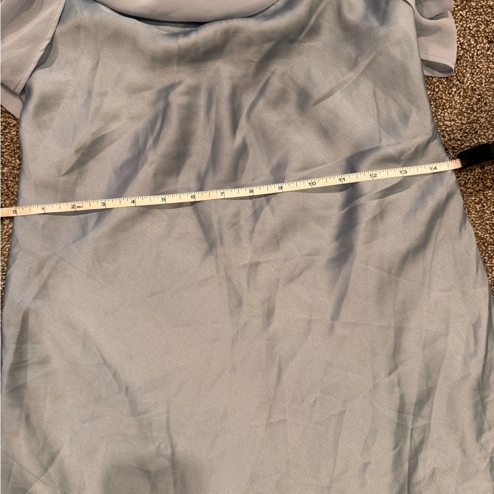 Show Me Your MuMu Blue Sheath Maxi Dress Halter Neck - Picture 5 of 6